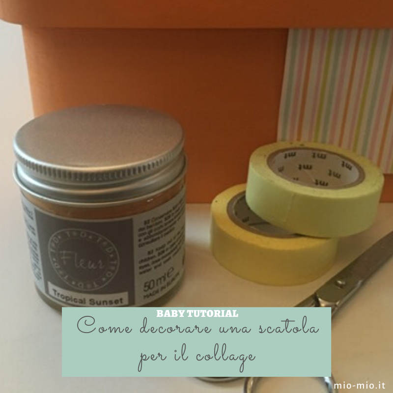 Come decorare una scatola per il collage
